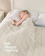 Mr. Sandman Weighted Blanket for Adults, Queen Size 20 lbs, 60 x 80 Inches - Image 4