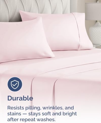 Standard Pillow Cases - 10 Pack Pillowcases, 20" x 26" - Lavender Pink - Image 4