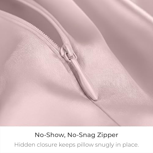Mellanni Pure Silk Pillowcase Standard Size - Perfect for Hair and Skin - Image 3