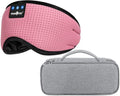 MUSICOZY Bluetooth Sleep Mask Headphones and Travel Storage Case Bundle by MUSICOZY