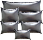 2pcs PU Waterproof Pillowcases with Zipper Pillow Protectors, Dust Proof, Grease Proof, Dog Proof, Extends Pillow Life, Utility Patent Pillow Covers, Beddings (Queen(20"*30"), Dark Green) - Image 6