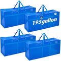 Windyun 4 Pcs 195 Gallon Extra Large Moving Bags XXL Heavy Duty Storage Bag by Windyun