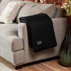 Arcturus Bighorn 100% Virgin Wool Blanket | Heirloom-Quality Wool Bedding for Home & Cabin | Warm, Thick & Durable (Queen Size, Raven Black) - Image 4