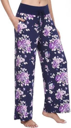 WiWi Bamboo Viscose Pajama Pants for Women Plus Size Cooling Bottoms S-4X by WiWi