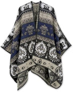 Beautiful Nomad Women's Retro Style Poncho Cape Boho Shawl Wraps by BeautifulNomad