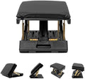 Foot Rest for Under Desk at Work, Height Adjustable Angle Ergonomic Foldable Footrest for Office, Gaming,Computer, Removable Pad Desk Foot Stool with Massage Beads by Poggyyi