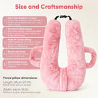 Plzpik Car Pillow for Kids, Removable, Washable Pillowcases and Pillow Inserts(The only Upgrade on the Market),Travel Pillow for Car Sleeping(Pink) - Image 2