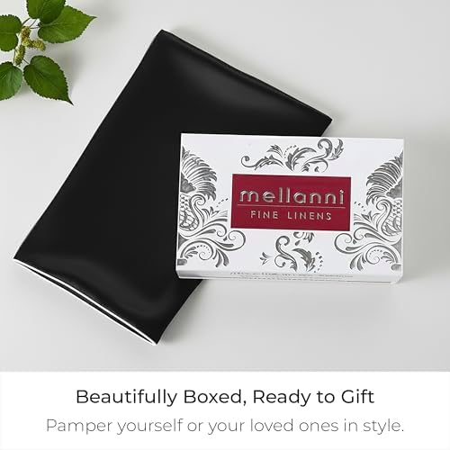 Mellanni Pure Silk Pillowcase Standard Size - Perfect for Hair and Skin - Image 6
