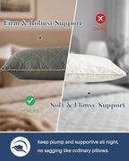 YZ HOME Body Pillow for Side Sleepers, Adjustable Height for Bed - Image 4