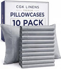 Queen Pillow Cases - 10 Pack Pillowcase Covers - 20" x 30" (Steel Blue) by CGKUnlimited