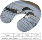Neck Pillow, Soft Comfortable U Shape Memory Foam Travel Pillow - Image 2