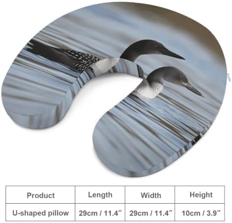 Neck Pillow, Soft Comfortable U Shape Memory Foam Travel Pillow - Image 2