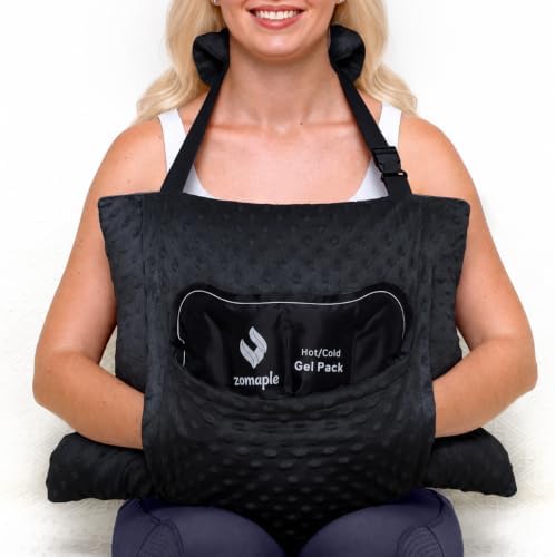 Zomaple 2pc Hysterectomy Pillow with Strap & Gel Pack for Recovery Support by Zomaple