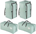 VENO 4 Pack Heavy Duty Moving Bags with Backpack Straps, Zippers & Handles, Extra Large Packing Bags for College Dorm Essentials, Moving Supplies Alternative to Cardboard Moving Boxes by Veno