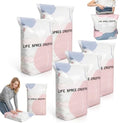No-Pump Vacuum Storage Bags, Upgraded 3D Vacuum Storage Bags, Portable Large Clothes Compression Bags for Household Use, Convenient Cube Storage Bag for Clothes, Comforters, Blankets (5, 31.5*39.4in) by AIIONP