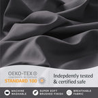 Twin Size Sheets Set, Cooling & Soft Deep Pocket Bed Sheets, 3PC - Image 5