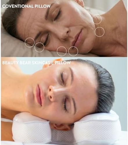 Nurse Jamie Beauty Bear Memory Foam Skincare Pillow – Memory Foam Neck & Face Support - Image 3