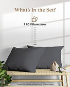 1000 TC King Pillowcases Set of 2 100% Egyptian Cotton Pillow Cases - Image 3