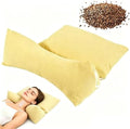 3-in-1 Adjustable Buckwheat Neck Pillow,3-Point Support for Neck/Shoulder/Head, Adjustable Height and Firmness, Firm Support for Side/Back Sleepers by Mamba+Travel
