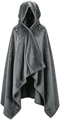Catalonia Waterproof Hooded Blanket Poncho, Warm Wearable Cape for Outdoors by Catalonia