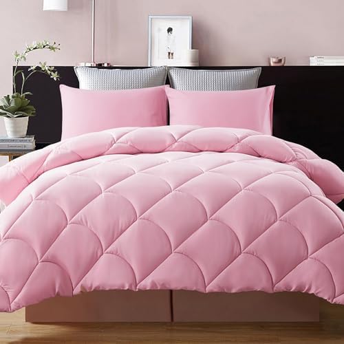 Decroom Lightweight 3 Pieces Comforter Set Full Quilted Duvet Insert by Decroom