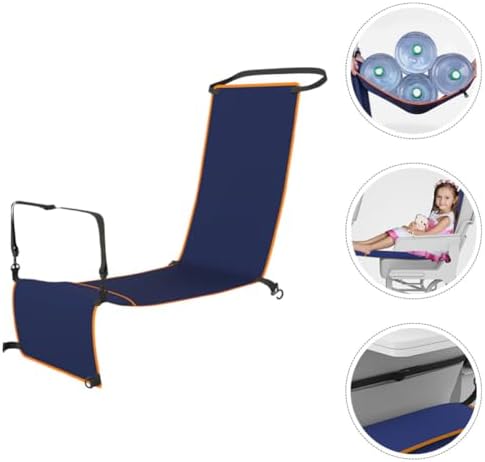 Portable Airplane Footrest Hammock Polyester Foldable Support for Travel - Image 7