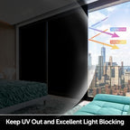 HIDBEA Mirror Blackout Window Film, 100% Light Blocking,29.5in x 6.5ft - Image 3