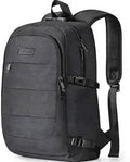 Tzowla Travel Laptop Backpack Water Resistant Anti-Theft Bag with Giant Tumbler Holder Pocket and Lock 17.3 Inch Computer Business Backpacks for Women Men Work College Gift,Casual Daypack(Black) by Tzowla