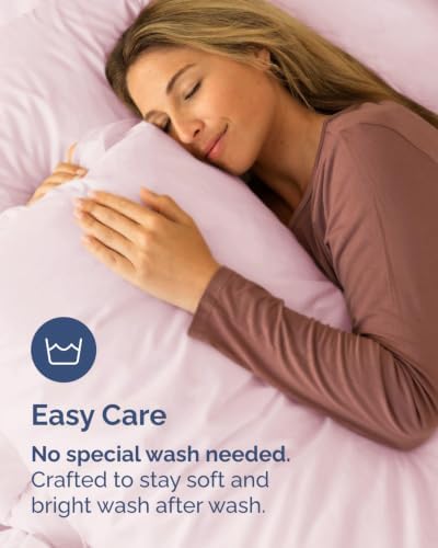Queen Pillow Cases - 10 Pack Pillowcase Covers - 20" x 30" (Lavender Pink) - Image 6