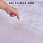 NANPIPER Warm Sherpa Blanket for Couch, Soft Fleece Twin Size for Winter, Fuzzy Plush Throw Gift for Women, Lavender 60x80 Inches - Image 5