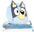 Jay Franco Bluey & Bingo Nogginz Set - 40 x 50 Inch Lightweight Travel Throw Blanket & Pillow - Kids Super Soft 2 Piece Bedding Set - Image 3