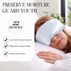 Panelee 100% Mulberry Silk Sleep Mask, 22 Momme Eye Mask for Women,Blue - Image 4