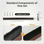 2-Pack Retsun Door Brush Seals, 39.37" L x 2.5" W, Total 6.56 ft - Image 2