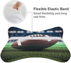 American Football Car Neck Pillows 2 Pack Removable Ergonomic Cervical Support Pillow Fashion Cozy Bone Shaped Pillows Soft Car Headrest Pillow for Office Airplane Most Car - Image 3
