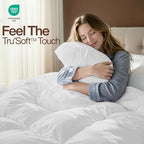 Utopia Bedding Queen Comforter 2 Pack, Duvet Insert, White, 88 x 88 Inches - Image 4