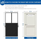 Magnetic Thermal Insulated Door Curtain Fits 32x80inch Front Door - Image 2