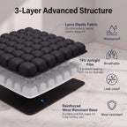 Inflatable Travel Airplane Seat Cushion with Air Pump for Long Flights - Image 6