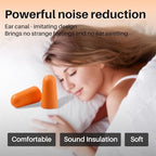 250 Pairs NRR 33dB Soft Foam Ear Plugs,38dB Noise Reduction Disposable Earplugs Bulk,for Work & Construction Site,Orange - Image 4