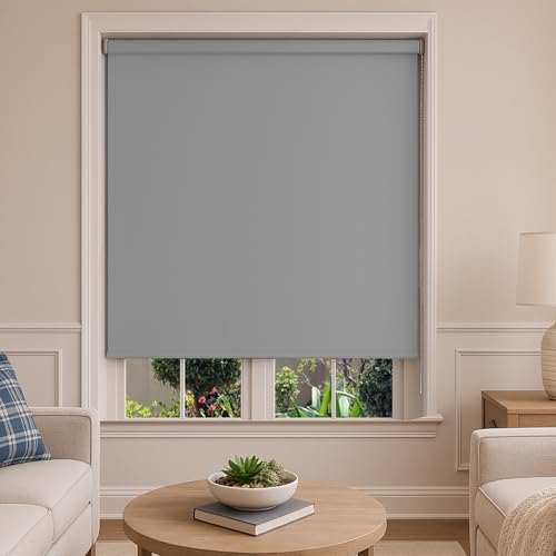 NUTRO CHILL Blackout Roller Shades Blinds for Window 32" W x 68" L Silver - Image 2