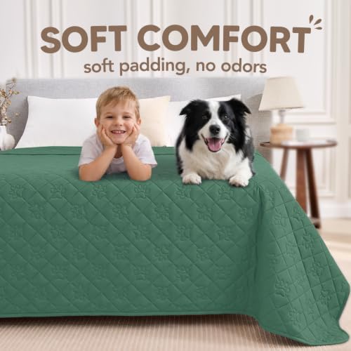 PAWFINITY Waterproof Bed Cover for Dogs, Pet Blanket for Mattress Washable - Image 4