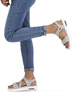 mysoft Women's Comfortable Walking Sandals Platform Wedge Ankle Strap - Image 3