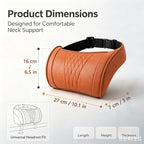 Universal Memory Foam Car Headrest Neck Pillow (White,2) - Image 2