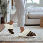 Cotton Slippers With Fluffy Edges House Slippers - Image 3