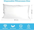 Disposable Pillowcases, 200pcs Disposable Pillow Case Covers, Soft Non-Woven Fabric Disposable Pillow Cases for Medical, Hospital, Hotels, SPA Tattoo Lash Pillow Covers, 21 in x 30 in - Image 2