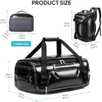 TOPEAST 30L Travel Duffel Backpack, 3-in-1 Convertible Duffle Bag - Image 6