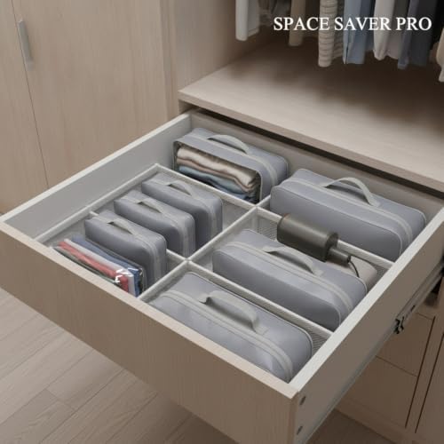 Multipurpose Manual Compression Bags for Travel & Home, PP Space Saver Organizers, 13.8 x 9.8 Inch No-Vacuum Storage Solution - Image 2