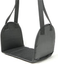 Airplane Foot Hammock 2Pcs Airplane Foot Hammock Airline Rest with Removable Pad Adjustable Strap Menory Foam for Travel(Black mesh) by Unknown