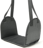 Airplane Foot Hammock 2Pcs Airplane Foot Hammock Airline Rest with Removable Pad Adjustable Strap Menory Foam for Travel(Black mesh) by Unknown