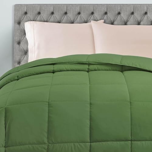 SUPERIOR All Season Down Alternative Comforter, Twin XL, Terrace Green - Image 5