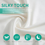 Cooling Eucalyptus Tencel Pillowcase 2 Pack King Natural White - Image 4